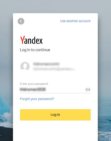 Yandex Connect Giriş