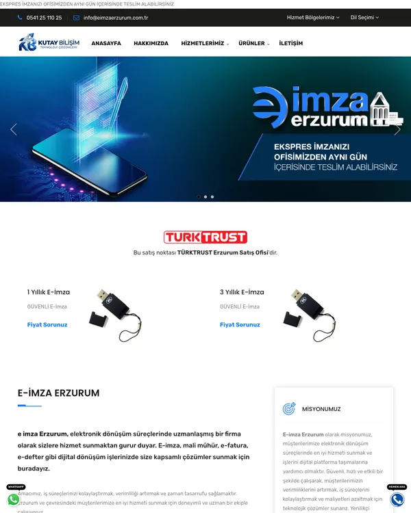 E-imza Erzurum