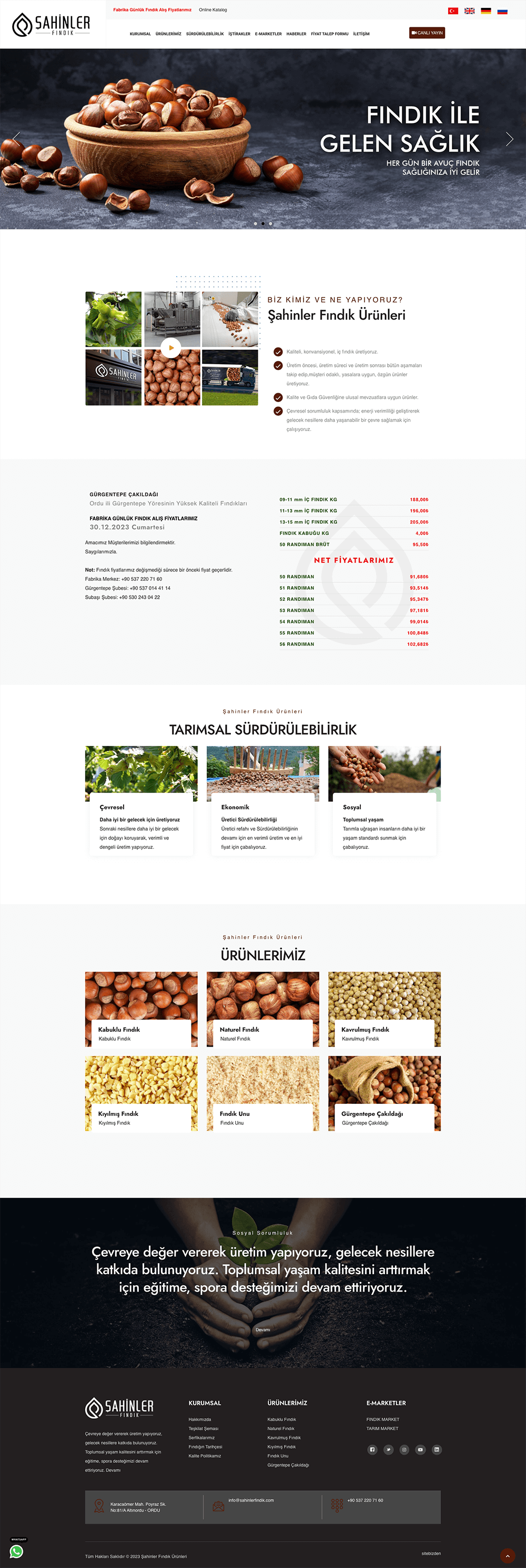 Şahinler Fındık